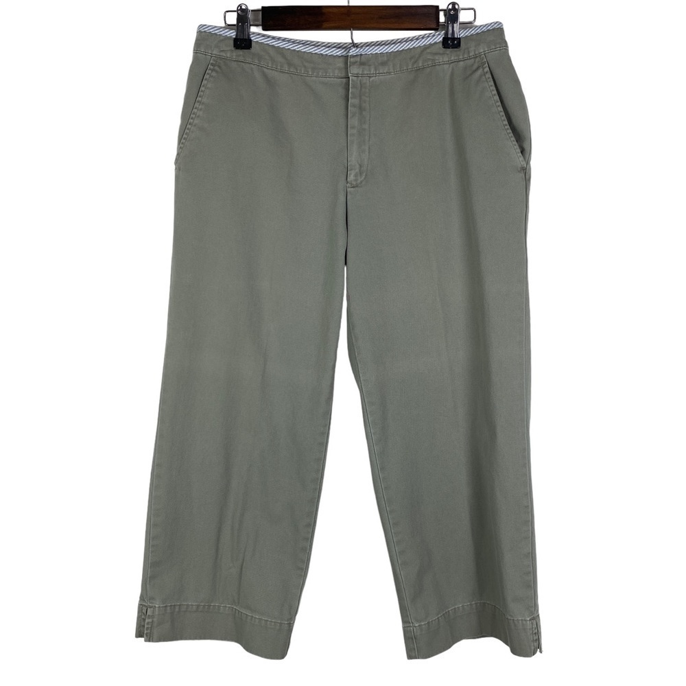 Tommy Hilfiger Cotton Capris Women's 8 Light Gray